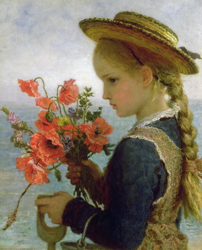 Mohnmädchen von Karl Wilhelm Friedrich Bauerle